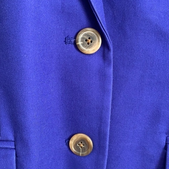 J.Crew Royal Blue Blazer 4 Cotton - Picture 4 of 12
